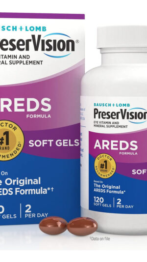 Suplemento De Vitaminas Y Minerales Para Los Ojos Preservision De Bausch & Lomb, Bausch812693, 1, 1
