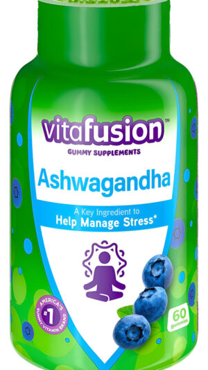 Vitafusion Gomitas Ashwagandha  Adaptogen Sensoril Ashwagandha Clínicamente Demostrado 125 Mg Por Porción  Ayuda A Co