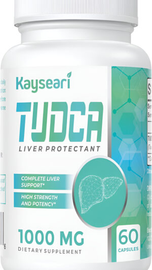 Tudca Suplemento De Sales Biliares De 1000 Mg, 60 Cápsulas Vegetales, Suplemento De Apoyo Hepático