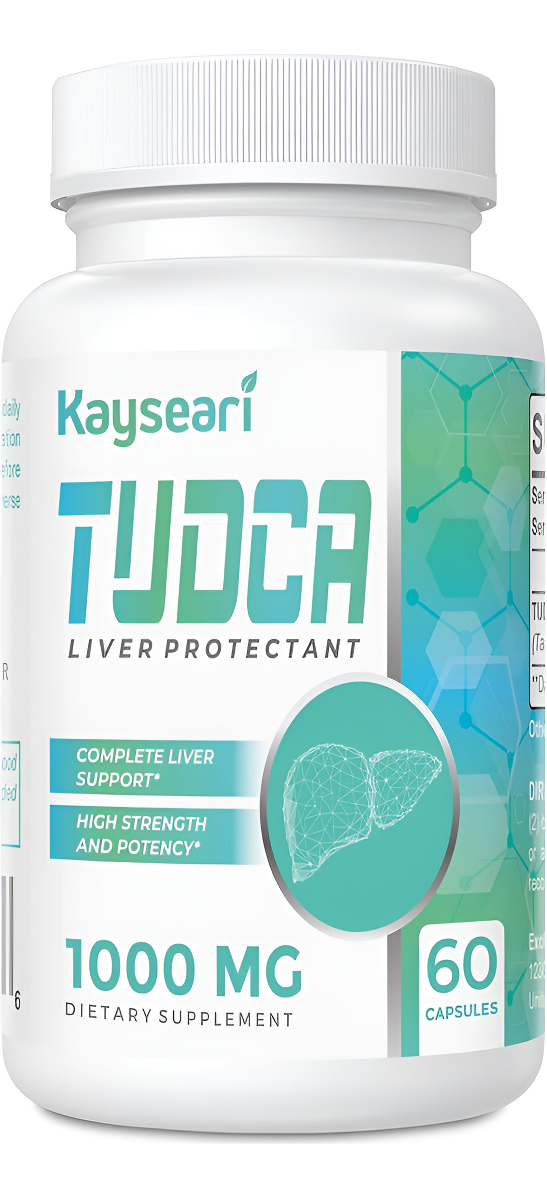 Tudca Suplemento De Sales Biliares De 1000 Mg, 60 Cápsulas Vegetales, Suplemento De Apoyo Hepático