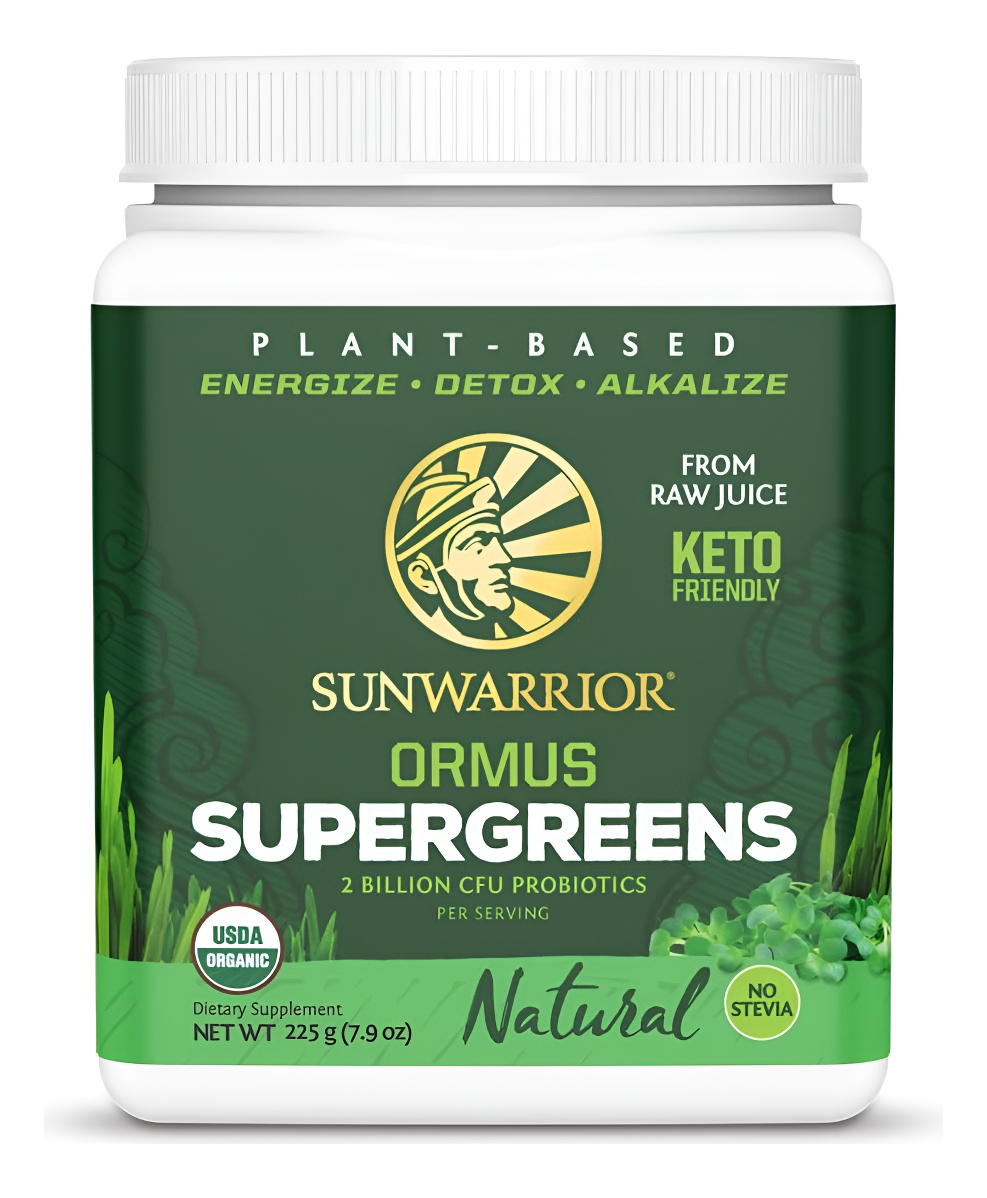 Sunwarrior Orgánico Ormus Supergreens Natural, 8 Oz