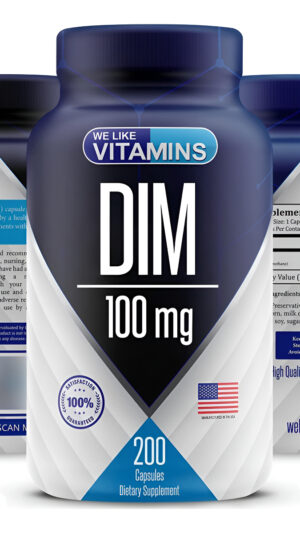 Nos Gustan Las Vitaminas Dim 100mg 200 Cápsulas   Suministro