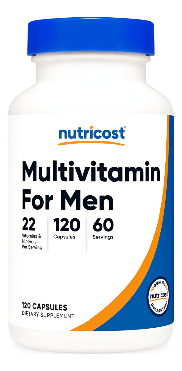 Nutricost Multivitamínico Para Hombres, 120 Cápsulas, Vitaminas Y Minerales Para El Hombre Saludable