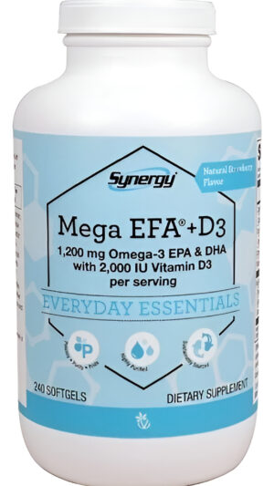Mega Efa+d3 Omega 3 Con Vitamina D3 240 Softg Mega Frasco Vt