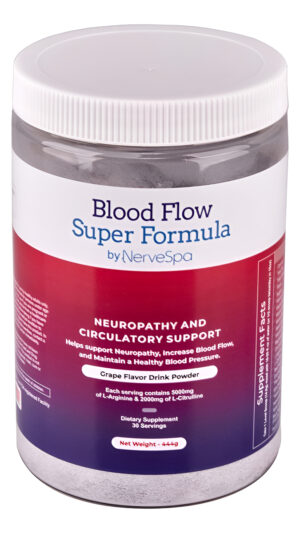 The Blood Flow Super Formula Neuropatía Bebida En Polvo Por Nerve Spa, Alta Concentración De L-'arginina Y Citrulina, P