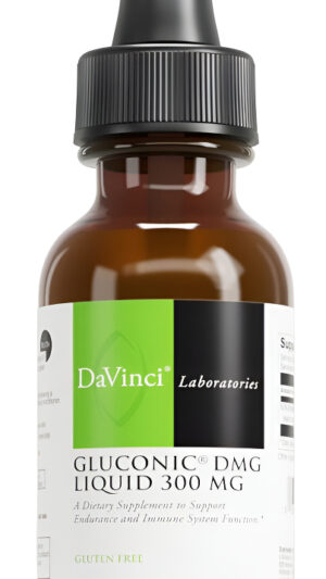 Davinci Labs Gluconic Dmg Liquid 300 Mg - Suplemento Dietético Para Apoyar La Resistencia Y La Función Del Sistema Inmu