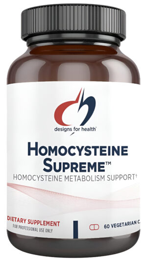 Designs For Health Homocisteine Supreme Para Apoyo Cerebral Y Salud Cardíaca, Multivitamínico Metilado (60 Cápsulas)