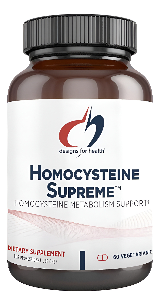 Designs For Health Homocisteine Supreme Para Apoyo Cerebral Y Salud Cardíaca, Multivitamínico Metilado (60 Cápsulas)