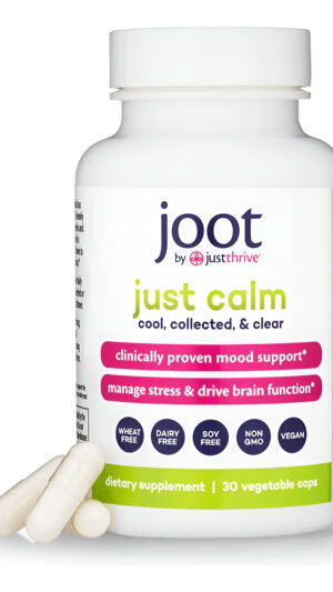 Just Thrive - Joot Just Calm - Suplemento Calmante Para La Hora De Dormir Con Bifidobacterium Longum Y Complejo De Vita