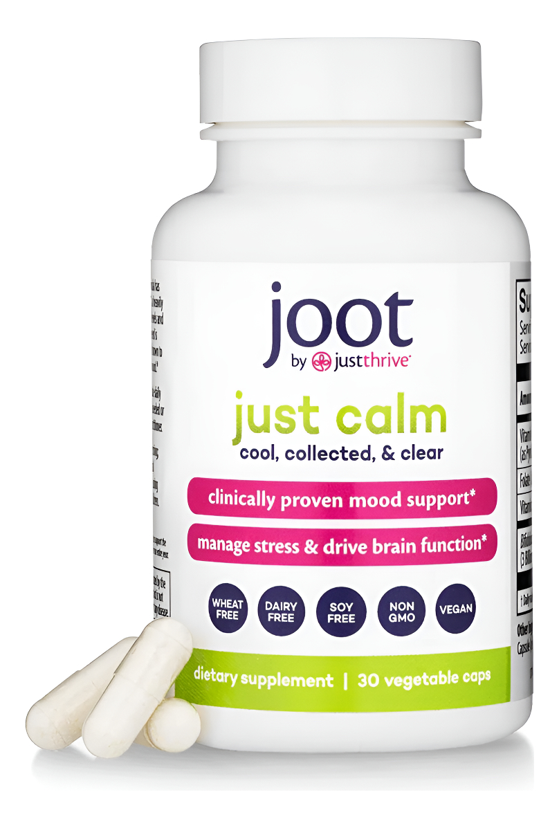 Just Thrive - Joot Just Calm - Suplemento Calmante Para La Hora De Dormir Con Bifidobacterium Longum Y Complejo De Vita