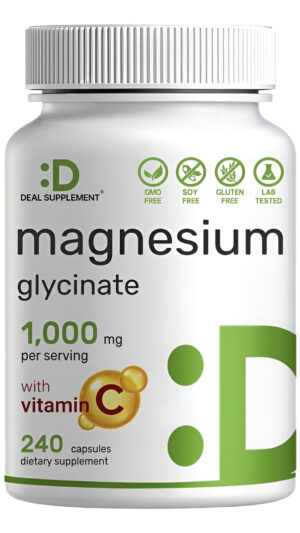 Glicinato De Magnesio - 200 Uds