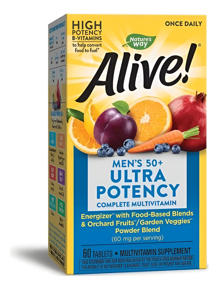Multivitaminico Para Hombres 50+ Ultra De Natures Way