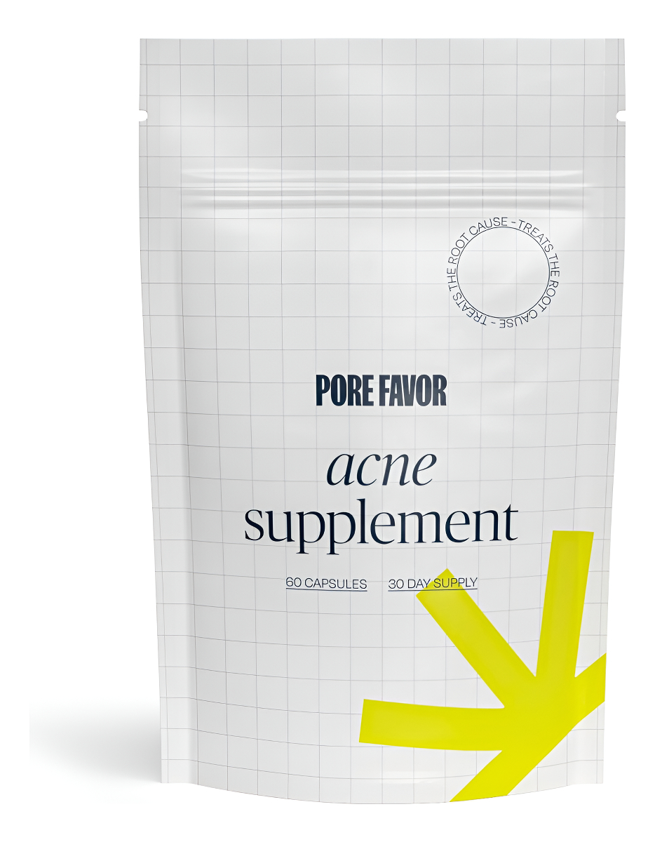 Porefavor Suplementos Para El Acné Dim (diindolilmetano) Y Zinc Vitaminas Veganas Transparentes Para La Piel Para M