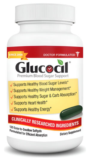 Glucocil  promueve Niveles Normales De Azúcar En La Sangre, Y Un Peso Corporal Sano  Paquete De 2, 1