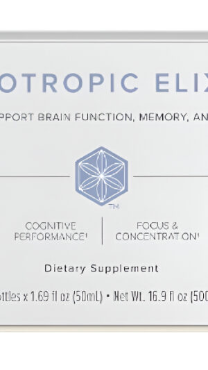 Isagenix Elixir Nootrópico - Suplemento Para La Salud Cerebral Y La Concentración - Suplemento Líquido Con Extracto De