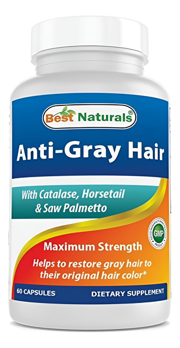 Best Naturals Fórmula Anti Canas, 60 Unidades (paquete De 2)