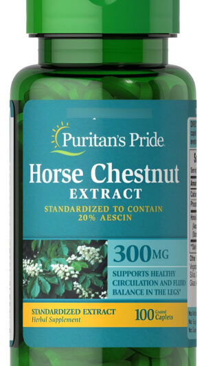 Puritan 's Pride Horse Chestnut Extracto Estandarizado 300 mg-100 caplets