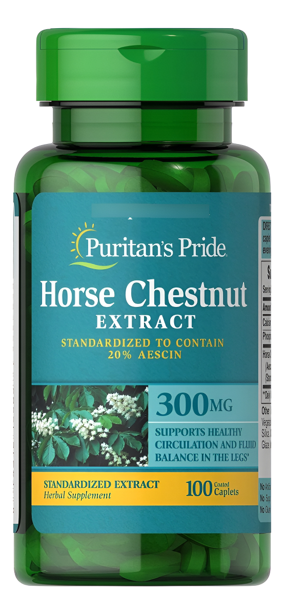 Puritan 's Pride Horse Chestnut Extracto Estandarizado 300 mg-100 caplets