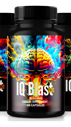 Nutrarize Iq Blast Pro, Suplemento De Apoyo Avanzado Para La Salud Cerebral, 60 Cápsulas, Paquete De 3