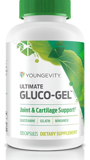 Youngevity Ultimate Gluco-gel - Para Articulaciones, Tendones, Huesos Y Cartílago | Contiene Glucosamina, Gelatina Y Ma