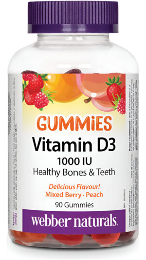 Webber Naturals Webber Natruals Vitamina D3, 1000 Ui 90 Coun