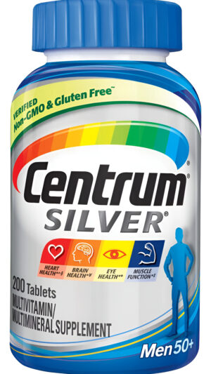Tabletas Centrum Ultra Silver Para Hombre, 200 Unidades (paquete De 2)