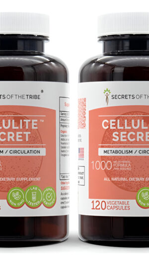 Cellulite Secret 120 Cápsulas (2 Uds.), 1000 Mg, Gotu Kola, Alfalfa, Romero, Diente De León, Raíz De Remolacha, Metabol