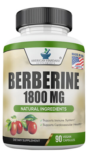 Berberina 1800mg Por Porción, Suplemento De Berberina, Berberina Hcl, Pastillas De Berberina, Cápsulas De Berberina, Sa