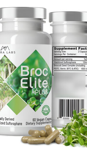 Plus - Suplemento De Brócoli Con Extracto De Sulforafano Estabilizado, Salud Cardíaca, Apoyo Articular, Salud Inmunológ