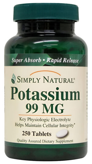 Potasio 250 Tab Simply Natural