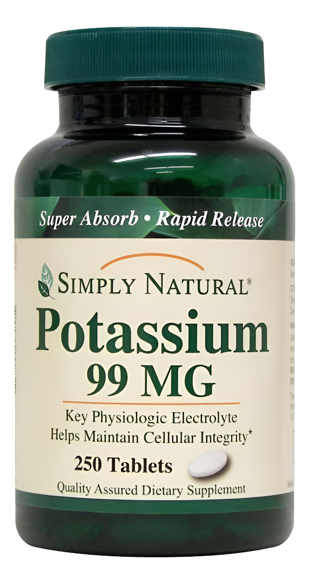 Potasio 250 Tab Simply Natural