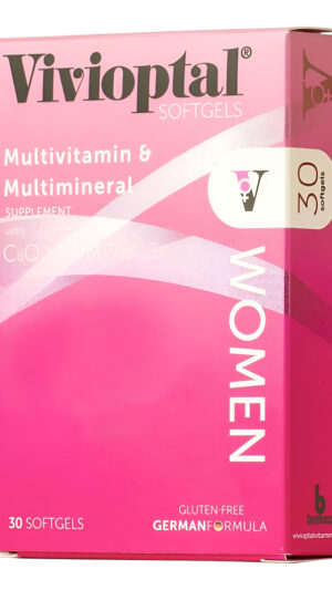 Vivioptal Women 30 Softgels   Suplemento Multivitamínico Y M