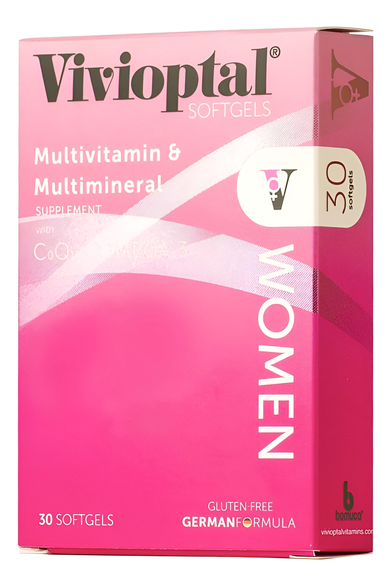 Vivioptal Women 30 Softgels Suplemento Multivitamínico Y M