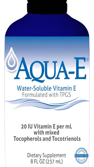 Unique E A.c. Grace Company, Aqua-e Vitamina E Soluble En Agua, Tocoferoles Y Tocotrienoles, 8 Fl Oz (8.0 Fl Oz)