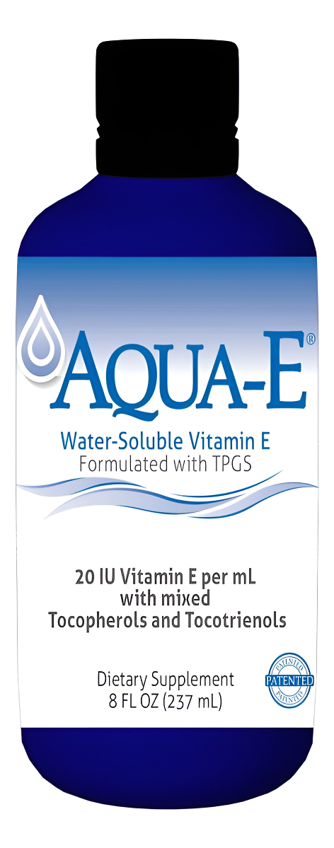 Unique E A.c. Grace Company, Aqua-e Vitamina E Soluble En Agua, Tocoferoles Y Tocotrienoles, 8 Fl Oz (8.0 Fl Oz)