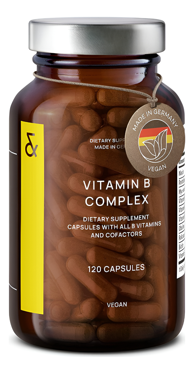 Clav Complejo De Vitamina B, 120 Cápsulas, Las 8 Vitaminas B Con Co-factores Mio-inositol Y Colina