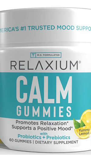 Relaxium Calm Gummy, Desarrollada En Los Estados Unidos, Con Vitamina B6, Magnesio Y L-teanina, Una Gomita Por Porción,