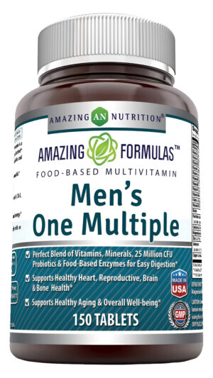 Amazing Formulas Men's One Multiple Suplemento Multivitamínico Para Hombres | 150 Tabletas