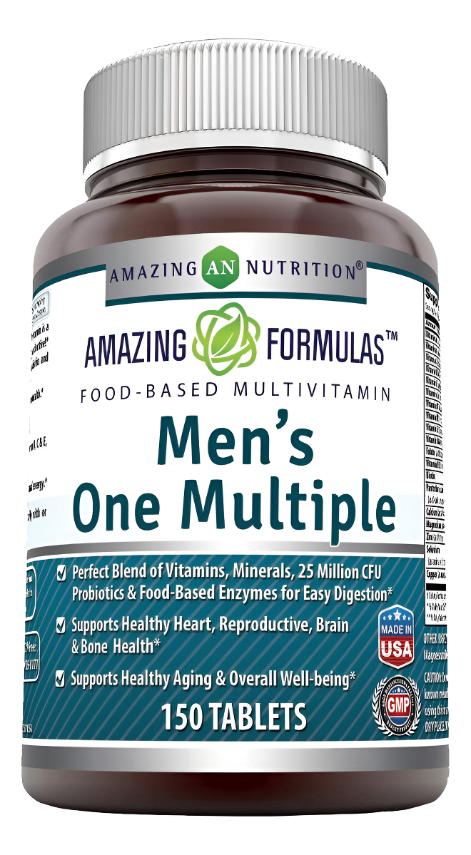 Amazing Formulas Men's One Multiple Suplemento Multivitamínico Para Hombres | 150 Tabletas