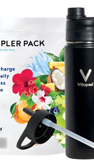Sampler Pack - Paquete De Iniciación De Cápsulas Potenciadoras De Agua Saborizadas, Sin Azúcar, Vitamina C, Vitamina A,