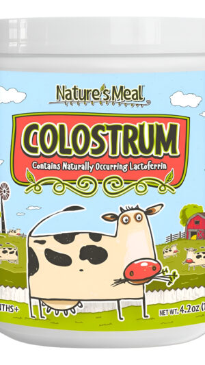 Nature's Meal Calostro En Polvo Para Niños, Súper Alimento Natural Con Lactoferrina, Igg Y Prps 4.2 Oz