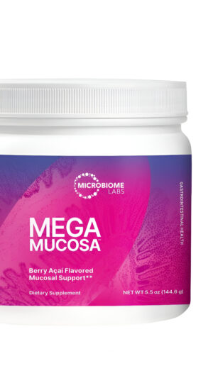 Microbiome Labs Megamucosa - Suplemento En Polvo De Revestimiento Gastrointestinal - Forro Intestinal Y Apoyo Inmunológ