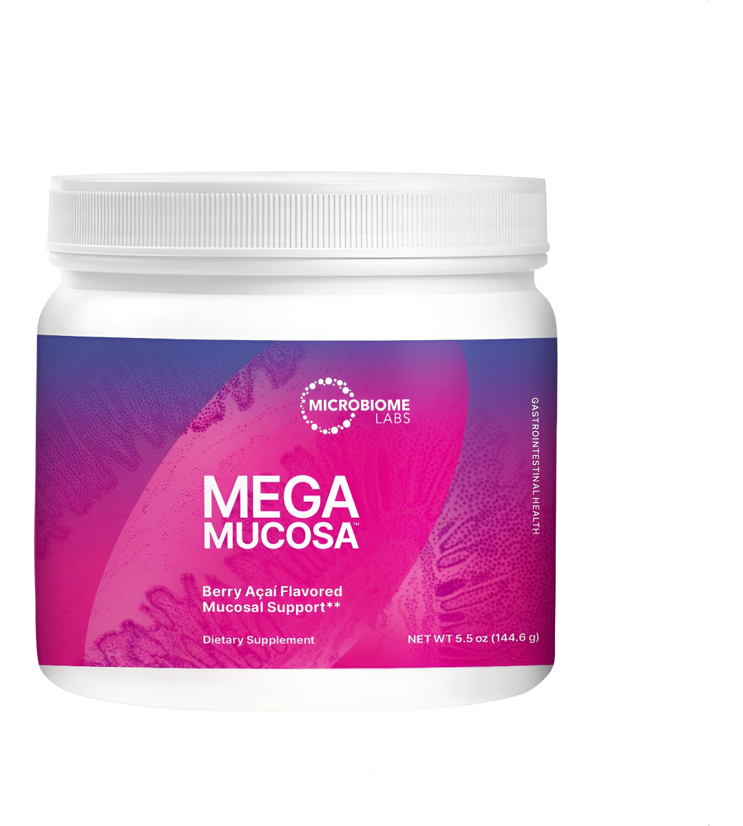 Microbiome Labs Megamucosa - Suplemento En Polvo De Revestimiento Gastrointestinal - Forro Intestinal Y Apoyo Inmunológ