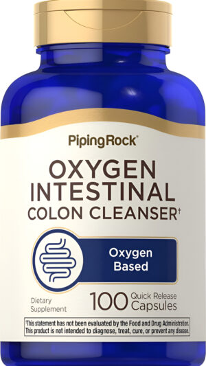 Piping Rock Limpiador De Colon | 100 Cápsulas | Limpiador Intestinal De Oxígeno Oxy-tone | Suplemento Sin Omg, Sin Glut