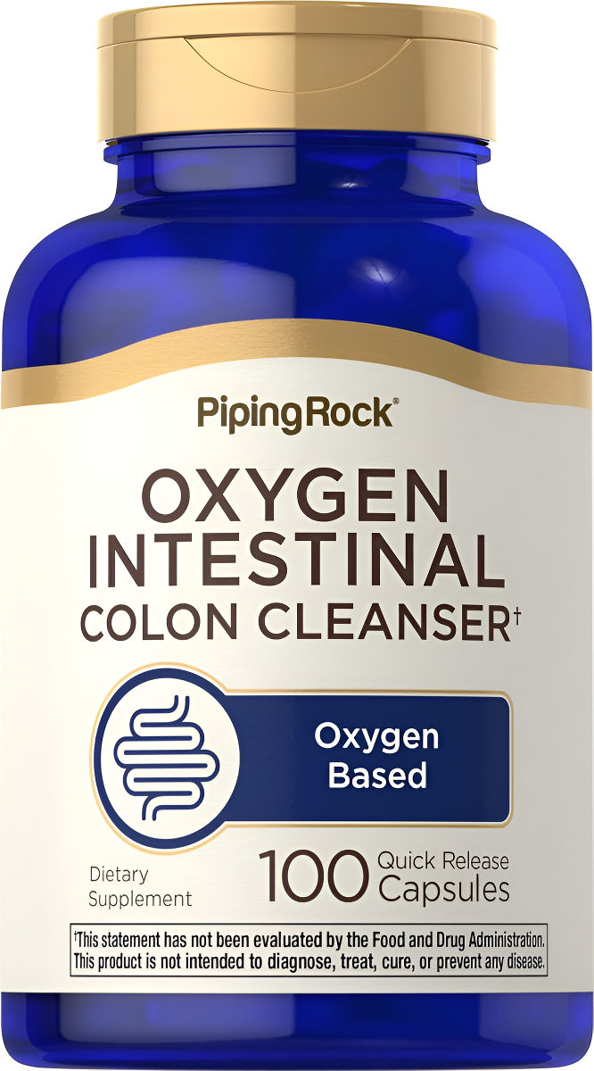 Piping Rock Limpiador De Colon | 100 Cápsulas | Limpiador Intestinal De Oxígeno Oxy-tone | Suplemento Sin Omg, Sin Glut