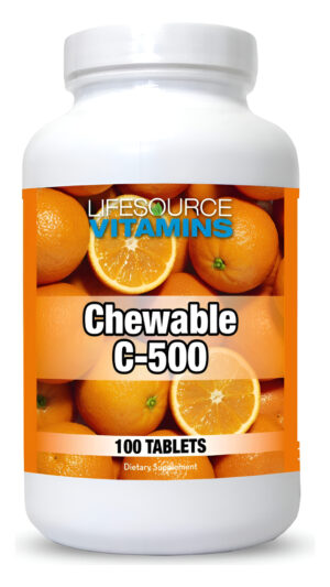 Lifesourcevitamins Vitamina C 500 Mg - 100 Tabletas Masticables