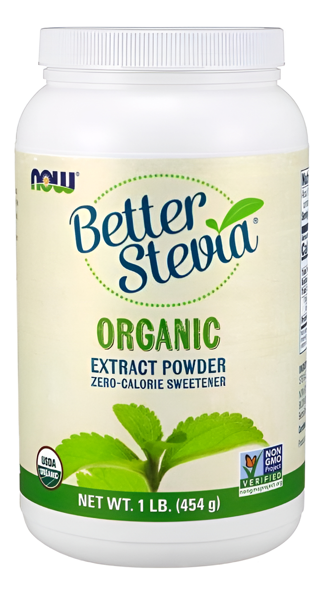 Extracto Organico Mejor Stevia Polvo 1 Lb 454 G De Now Food