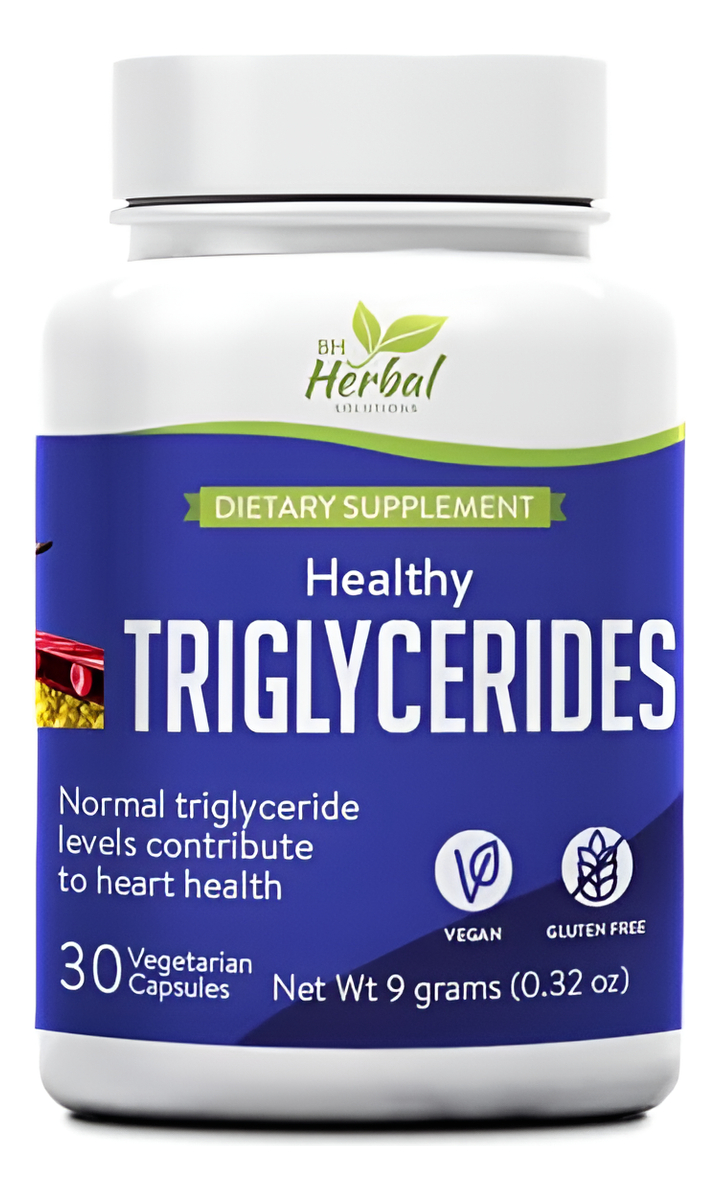 Bh Herbal Solutions Triglicéridos Saludables: Equilibra Los Niveles De Triglicéridos A Un Rango Normal, 30 Cápsulas