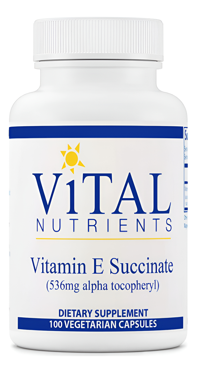 Vital Nutrients, Succinato De Vitamina E 400 Ui 100 Cápsulas Vegetales