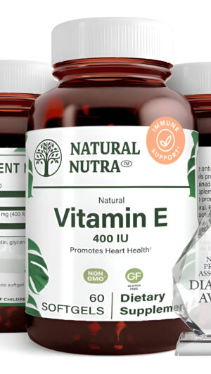 Natural Nutra D Alpha Tocopherol Vitamina E 400 Iu Suplement
